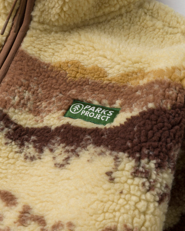 Shop Joshua Tree Full Zip High Pile Fleece Inspired by Joshua Tree | sand