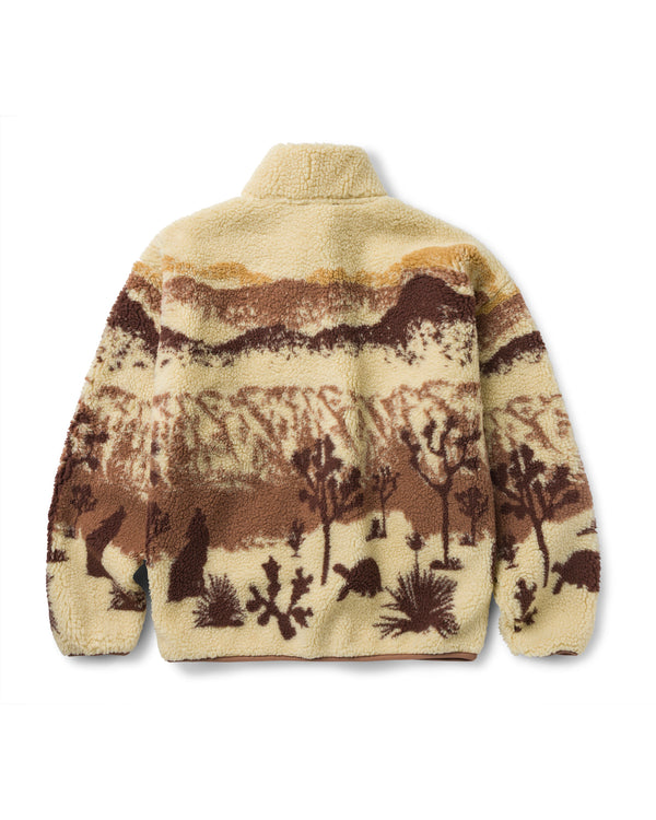 Shop Joshua Tree Full Zip High Pile Fleece Inspired by Joshua Tree | sand