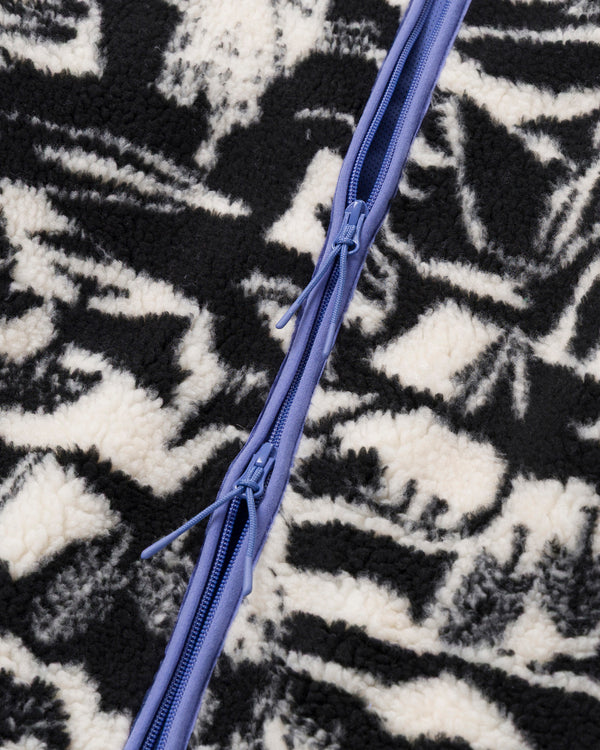 Shop Park Shadows Full Zip High Pile Fleece Inspired by National Parks | black-and-white