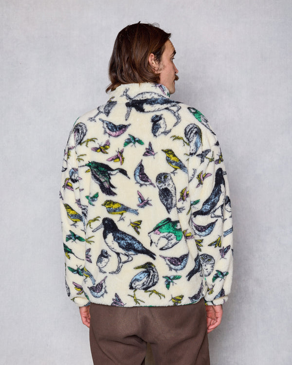 Shop Parks Project x Audubon Faux Shearling Jacket Inspired by Birds in Parks | marshmallow