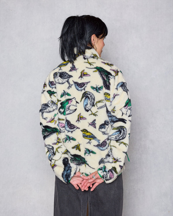 Shop Parks Project x Audubon Faux Shearling Jacket Inspired by Birds in Parks | marshmallow