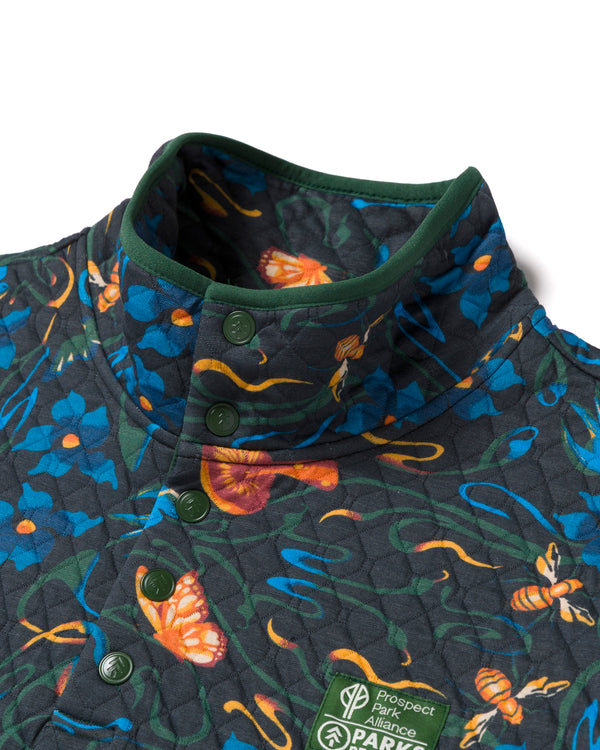 Shop Prospect Park Alliance x Parks Project Quilted Pullover | vintage-black