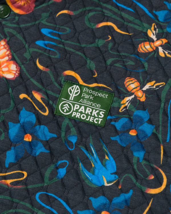 Shop Prospect Park Alliance x Parks Project Quilted Pullover | vintage-black
