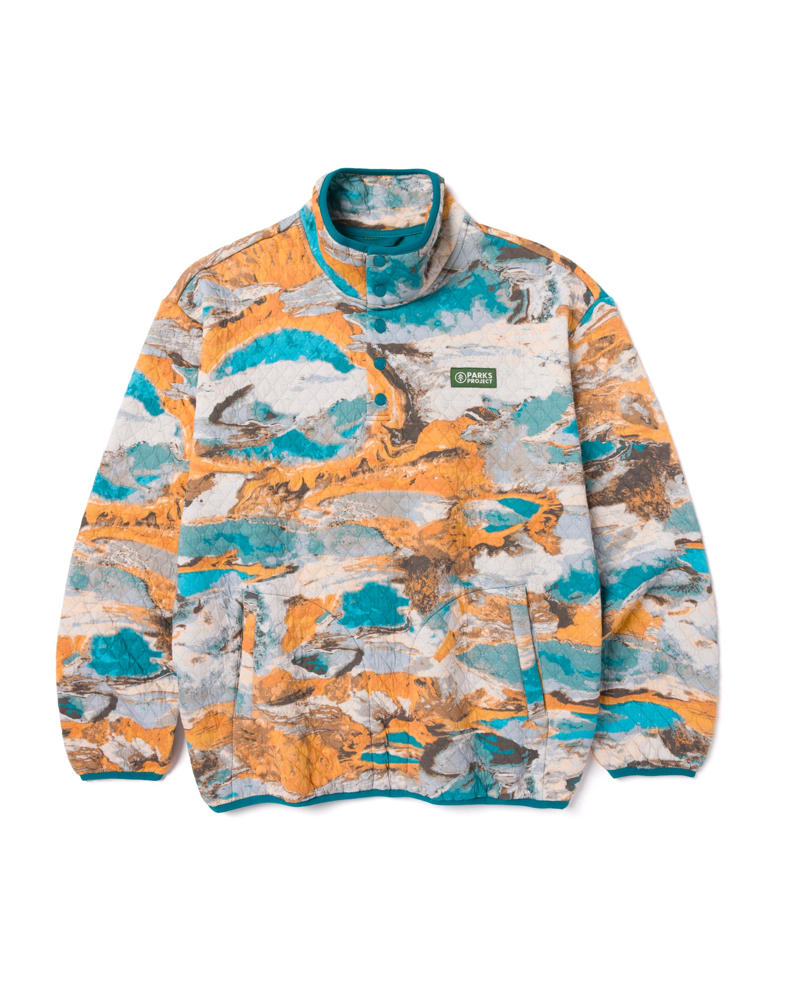 Shop Hydrothermal Pools Quilted Pullover Inspired by Yellowstone
