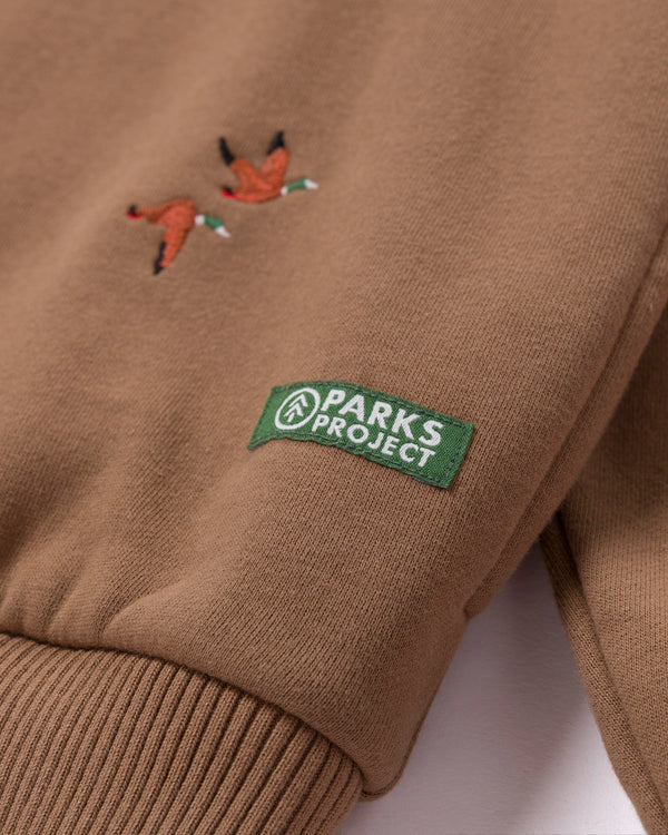 Shop Naturalist Club Quarter Zip Inspired by National Parks | earth-brown