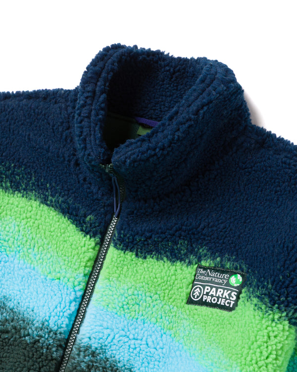 Shop The Nature Conservancy x Parks Project Full Zip High Pile Fleece Inspired by National Parks | multi-color