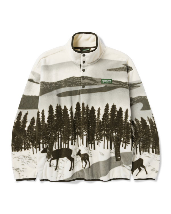 Shop Muir Woods Views Trail Fleece Inspired by Muir Woods | green-and-natural