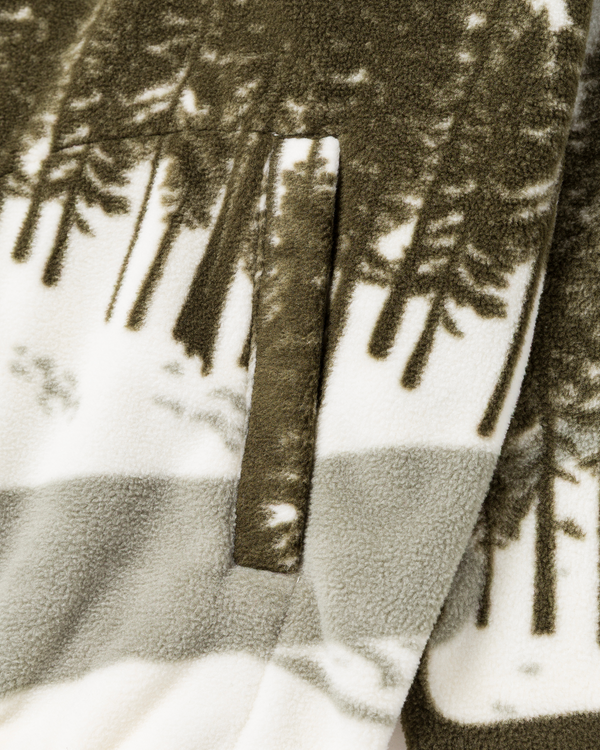 Shop Muir Woods Views Trail Fleece Inspired by Muir Woods | green-and-natural