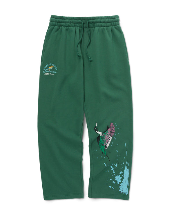 Shop Parks Project x Audubon Sweatpant Inspired by Birds in National Parks | forest-green