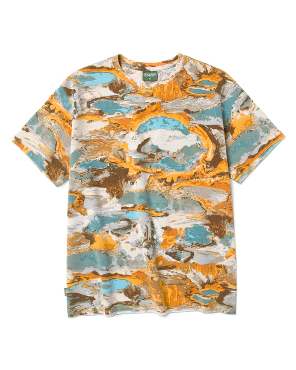 Shop Hydrothermal Pools Waffle Tee Inspired by Yellowstone National Park | multi-color