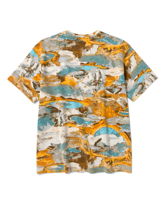 Shop Hydrothermal Pools Waffle Tee Inspired by Yellowstone National Park | multi-color