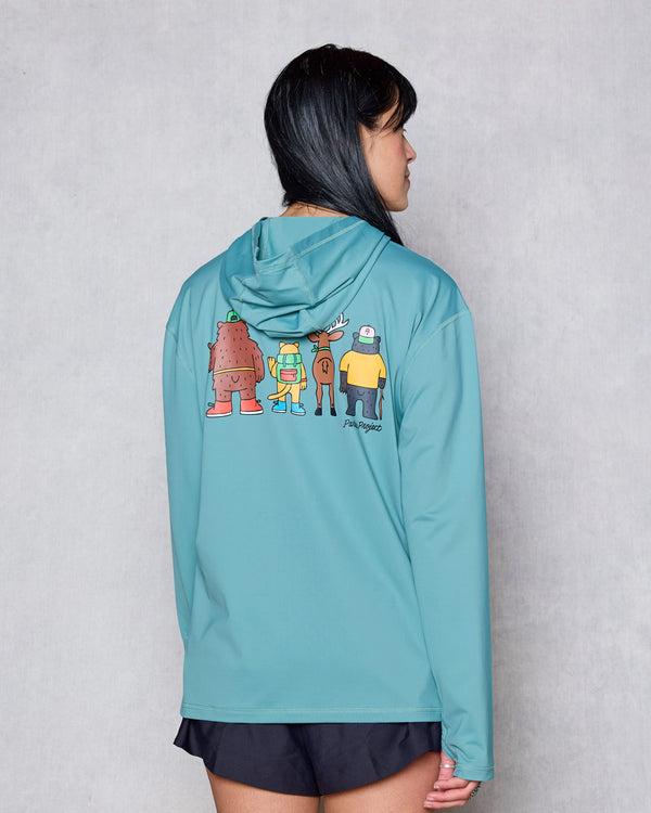 Shop Adventure with Friends UVB Hoodie Inspired by National Parks | dusty-teal