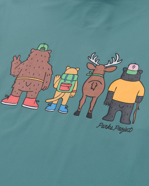 Shop Adventure with Friends UVB Hoodie Inspired by National Parks | dusty-teal