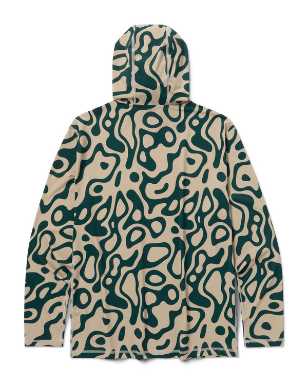 Shop Yellowstone Geysers UVB Sun Hoodie Inspired by National Parks | green-and-natural