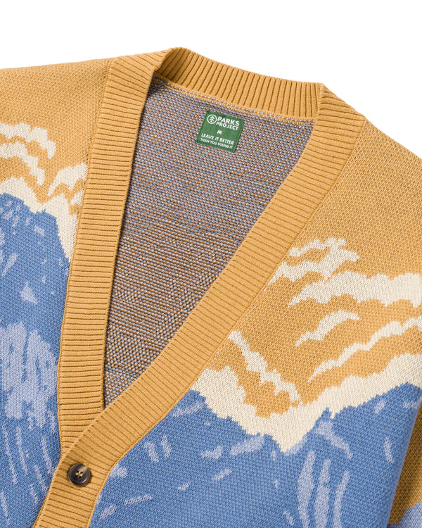 Shop Bison Bellows Cardigan Inspired by Yellowstone National Park | multi-color