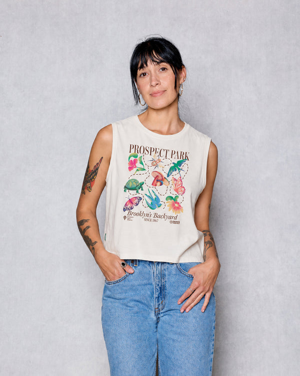 Shop Prospect Park Alliance x Parks Project Women's Brooklyn's Backyard Tank | raw-natural
