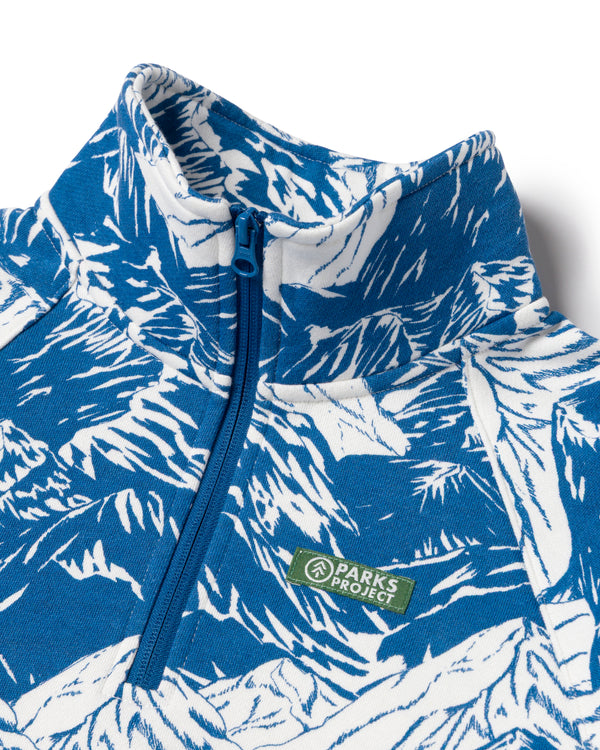 Shop Women's Denali Aerial Quarter Zip Fleece Inspired by Alaskan Parks | multi-color