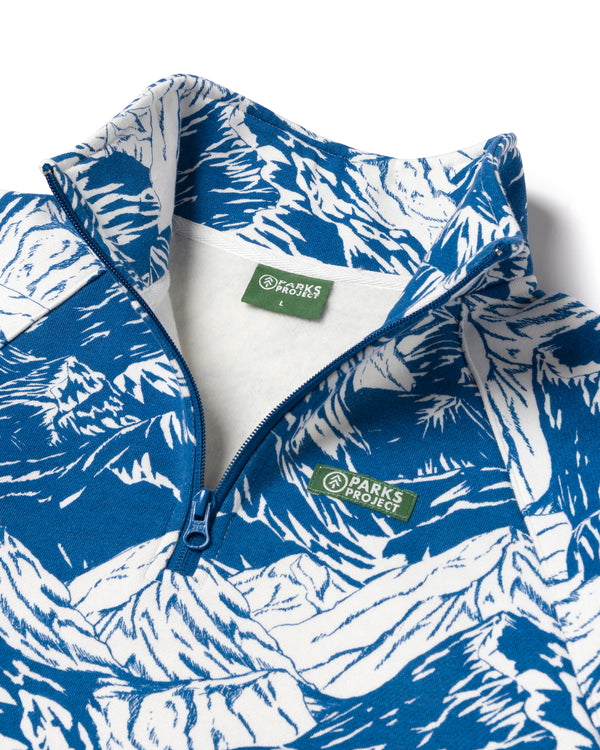 Shop Women's Denali Aerial Quarter Zip Fleece Inspired by Alaskan Parks | multi-color