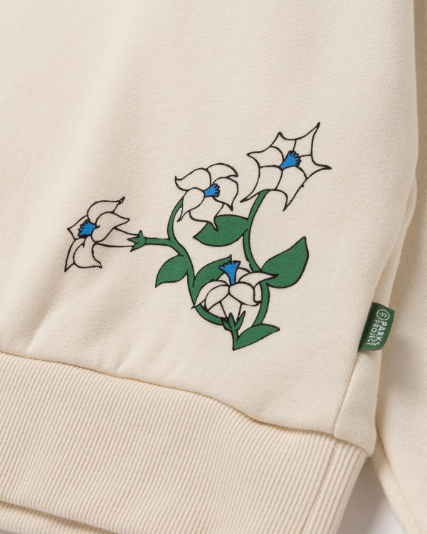Shop Women's Flora in National Parks Boxy Quarter Zip Inspired by NPs | raw-natural