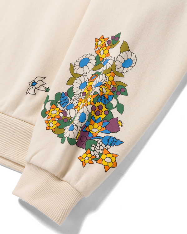 Shop Women's Flora in National Parks Boxy Quarter Zip Inspired by NPs | raw-natural