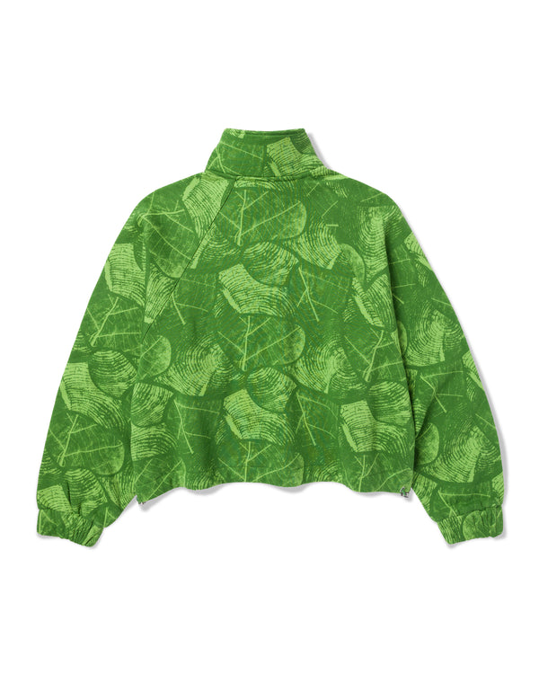 Shop The Nature Conservancy x Parks Project Women's Boxy Quarter Zip Inspired by National Parks | bright-green