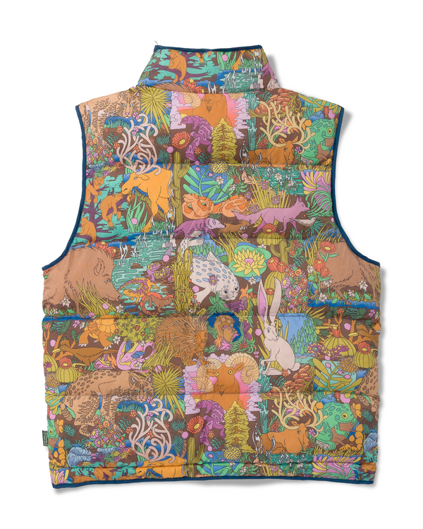 Shop Women's Wild Parks Puffer Vest Inspired by NPs | multi-color