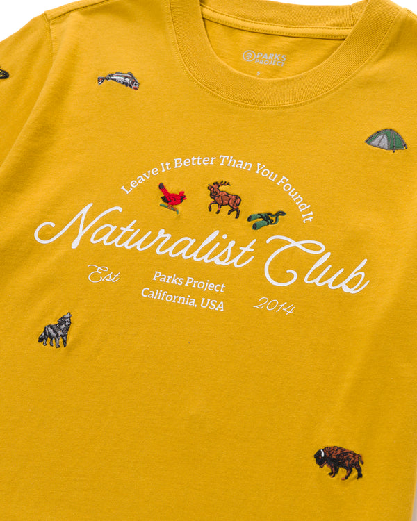 Shop Women's Naturalist Club Classic Tee Inspired by National Parks | mustard