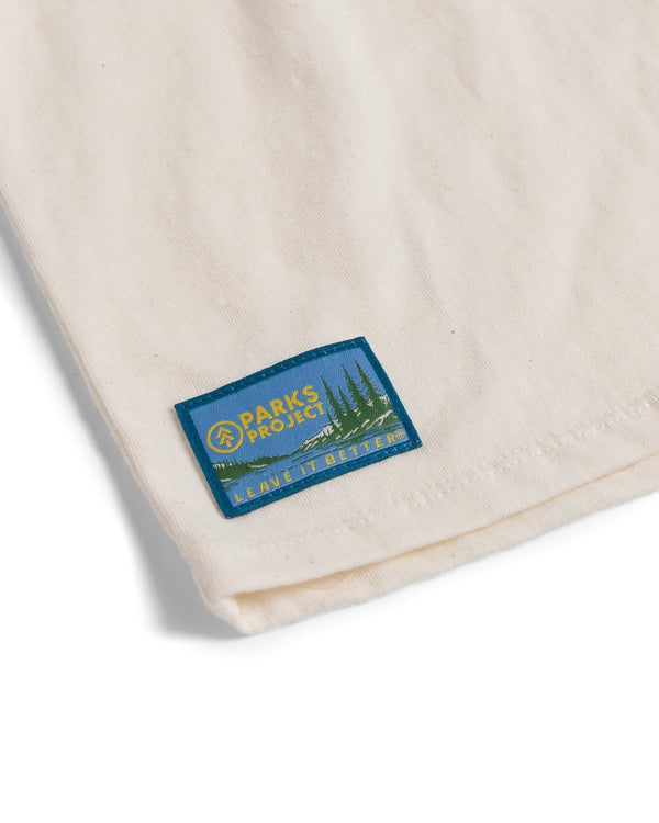 Shop Women's Camp California Varsity Tee Inspired by National Parks | raw-natural