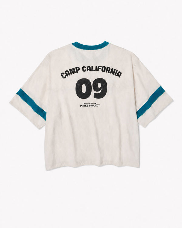 Shop Women's Camp California Varsity Tee Inspired by National Parks | raw-natural