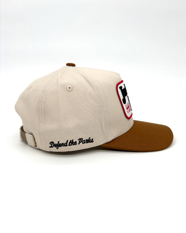 Shop Joshua Tree Vintage Patch Hat Inspired by Joshua Tree National Park | brown-and-natural