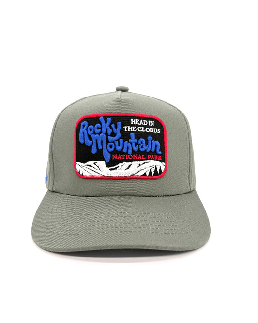 Shop Rocky Mountain Vintage Patch Hat Inspired by Rocky Mountain NP | green