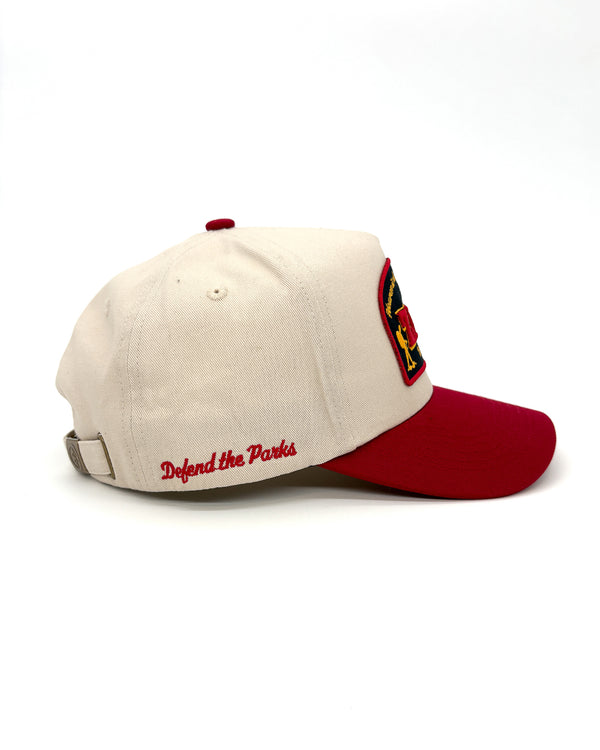 Shop Zion Vintage Patch Hat Inspired by Zion National Park | natural-and-red