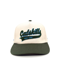 shop catskills vintage chenille hat inspired by catskills new york park | green-and-natural
