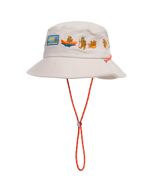 Shop Bears at Camp Bucket Hat Inspired by Parklands | natural