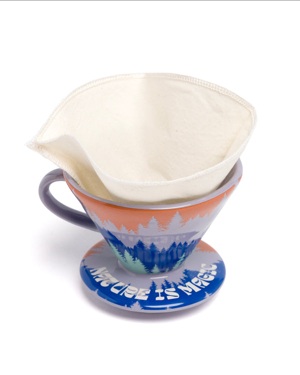 Shop Smoky Mtn. Pour Over Dripper Inspired by Smoky Mtn National Park | multi-color