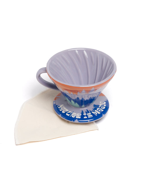 Shop Smoky Mtn. Pour Over Dripper Inspired by Smoky Mtn National Park | multi-color