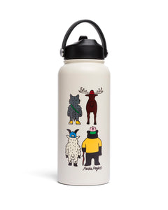 shop adventure with friends 32oz. insulated water bottle inspired by parks | natural