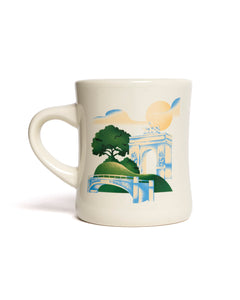 shop prospect park alliance x parks project diner mug inspired by nyc | natural