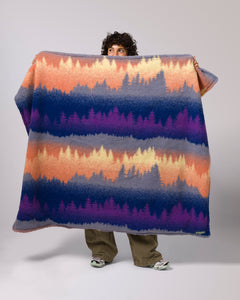 shop smoky mtn. haze fleece throw inspired by the smoky mtns | multi-color
