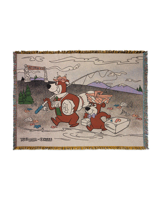 Shop Yogi Bear™ x Parks Project Woven Blanket Inspired by National Parks | multi-color
