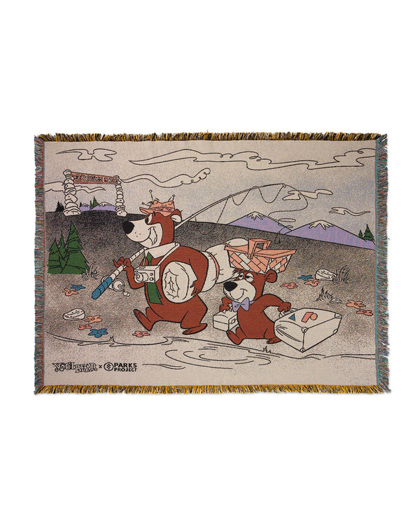 Shop Yogi Bear™ x Parks Project Woven Blanket Inspired by National Parks | multi-color