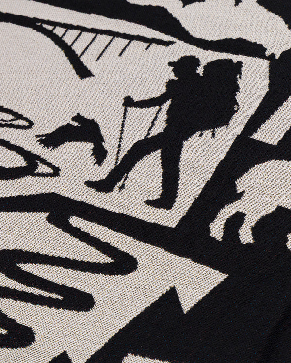 Shop Park Shadows Woven Blanket Inspired by National Parks | black-and-white