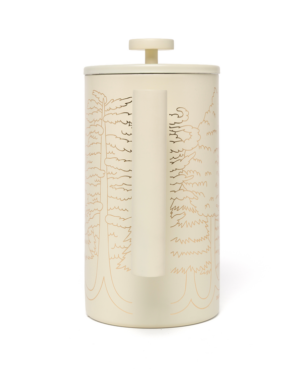 Shop Wild Parks French Press Inspired by National Parks | cream