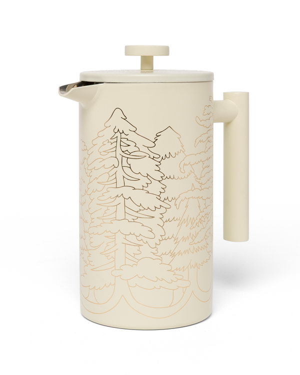 Shop Wild Parks French Press Inspired by National Parks | cream
