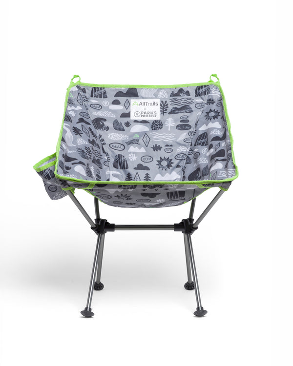 Shop AllTrails x Parks Project Packable Camp Chair Inspired by Parks | multi-color