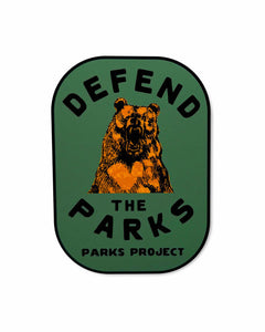 shop defend the parks sticker inspired by national parks