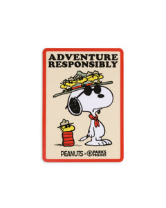 shop peanuts x parks project sticker pack inspired by parks | multi-color