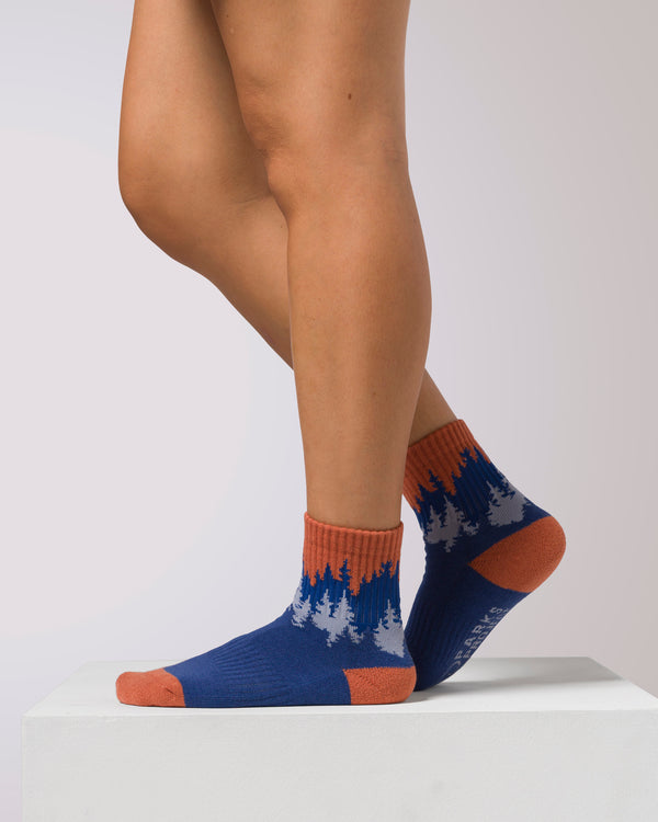Smoky Mtn. Haze Hiking Sock 2 Pack Inspired by Smoky Mtn | multi-color