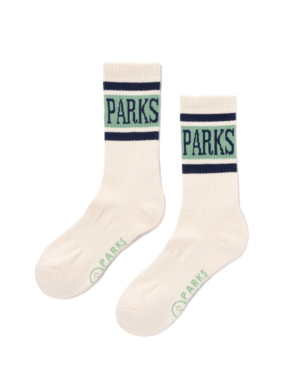 Shop Parks Trail Crew Sock 2 Pack Inspired by National Parks | black-and-natural