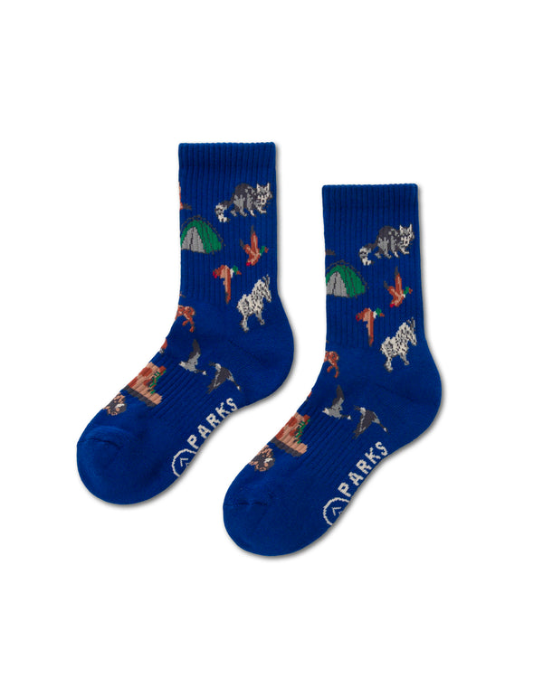 Shop Naturalist Club Trail Crew Sock Inspired by National Parks | violet